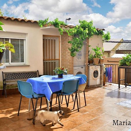Comfortable Apartment In Caceres 55 M² Welcoming Terrace Bagian luar foto